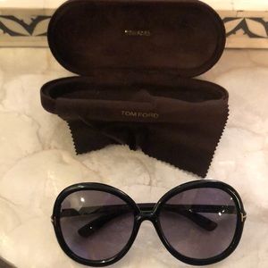 Tom Ford black and gold sunglasses